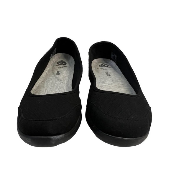 Clarks Cloudsteppers Jocolin Myla Black Comfort Slip on Shoes L Sz 10 / R Sz 11 - Picture 3 of 15